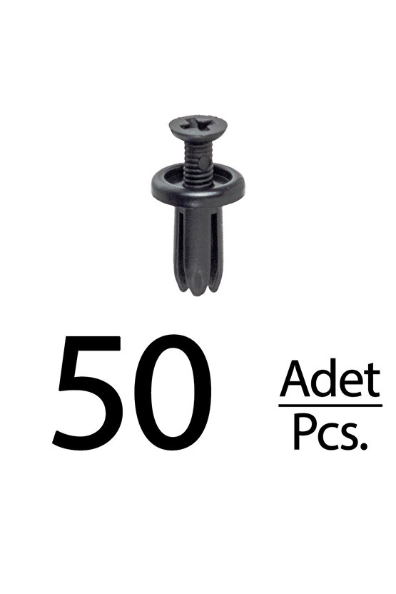 Honda Hyundai Lexus IS250 IS350 için Tampon Klips - 50 Adet