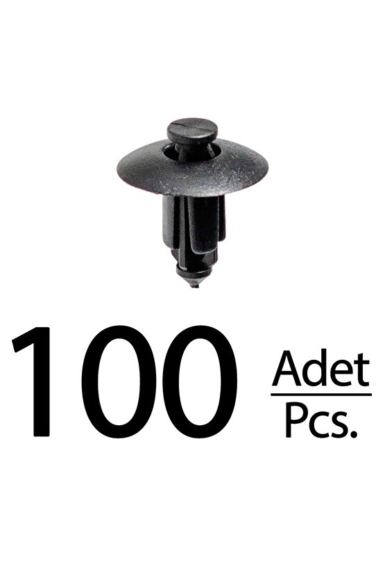 Honda Accord CR-V Civic Odyssey için Çamurluk Tamponu İtmeli Klips - 100 Adet