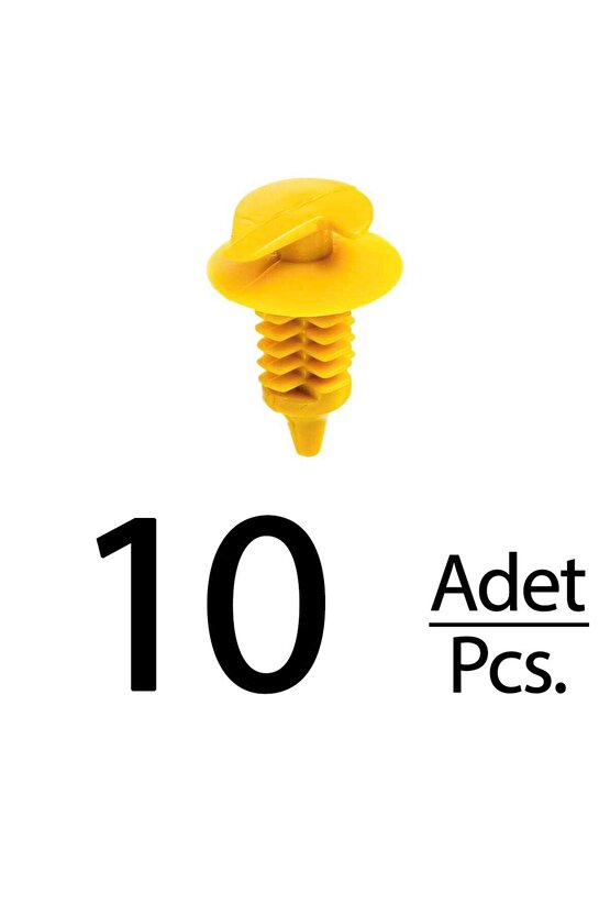 Lada Fiat Volkswagen Mercedes Porsche için Kapı Döşeme Klips - 10 Adet