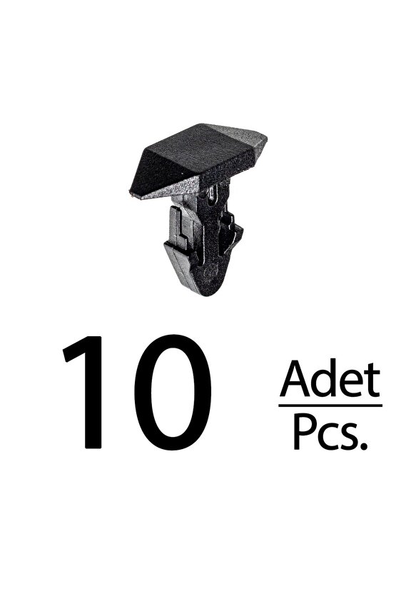 Integra Honda Civic del Sol CR-V için Kaput Fitil Klips - 10 Adet