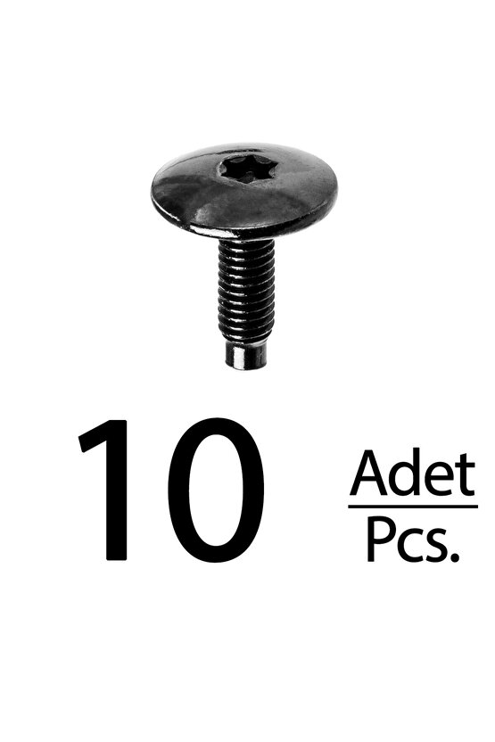 Seat Peugeot Citroen Renault VW BMW 3 E90 için Torx (Tork) Koltuk Kızak Civatası - 10 Adet