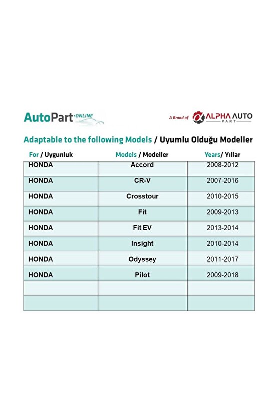 Honda Insight Odyssey Accord CR-V Fit için Kapı Tutucu Klips - 1 Adet