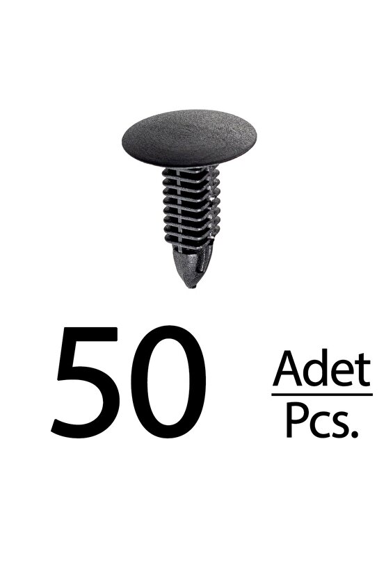 Honda Insight Odyssey Accord Prelude SUZUKI NISSAN için Döşeme Klips - 50 Adet