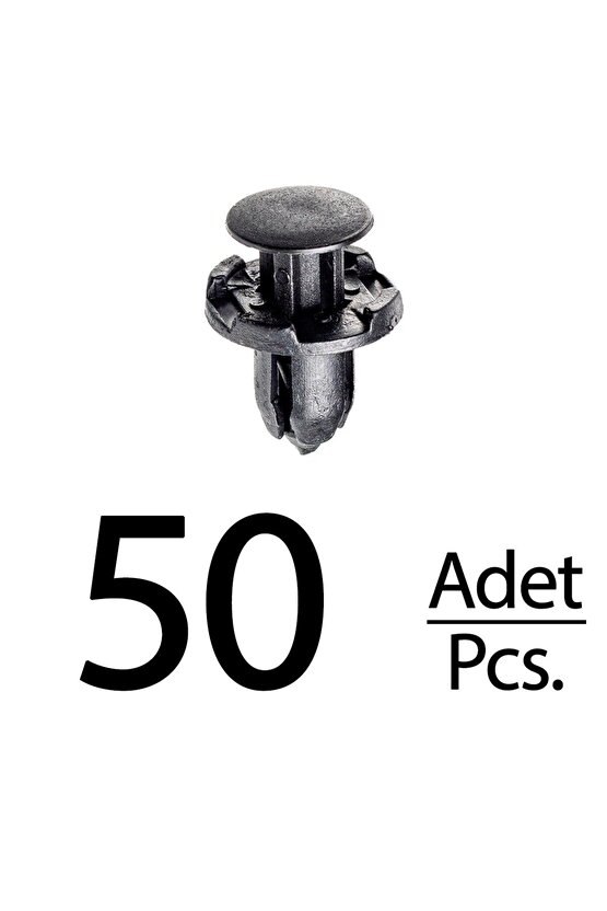 Mitsubishi Eclipse Galant Lancer Mirage Honda Accord CR-V Integra için Panjur Tampon Klips - 50 Adet