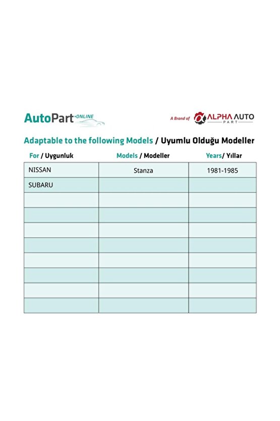 Mazda Nissan Maxima Pick-up Sentra Skyline Subaru için Tampon Klips - 1 Adet