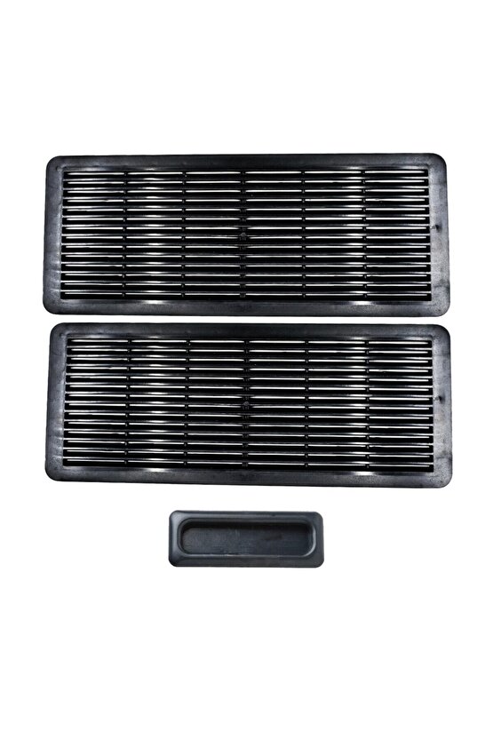 Mercedes C Sınıf (W202-W203) için Sunroof Güneşlik El Tutamağı ve Izgara Seti -Siyah