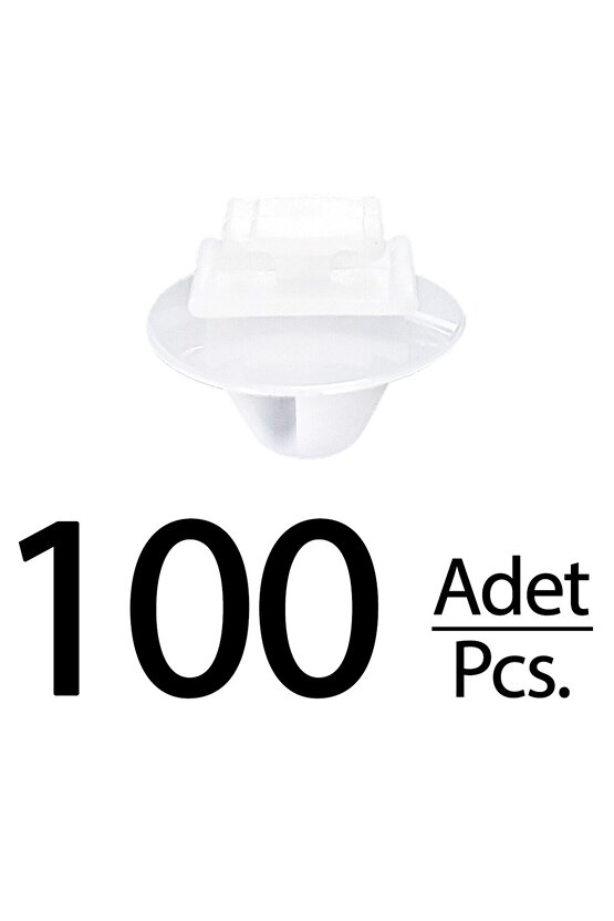 Renault, Peugeot, Citroen, Fiat için Çıta Klips- 100 Adet