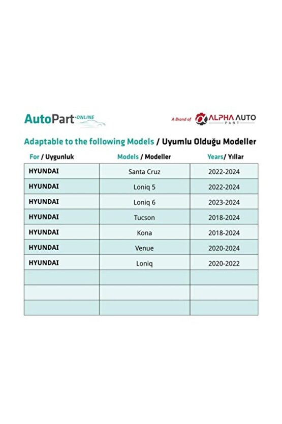 Hyundai, Kia için Kapı Panel Klips
