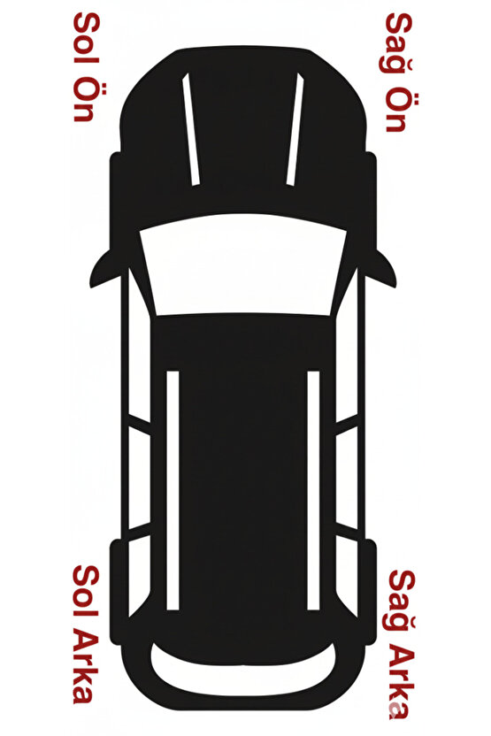 Mercedes E Class W211 için Sol Kapı İç Döşeme Kapağı- Siyah