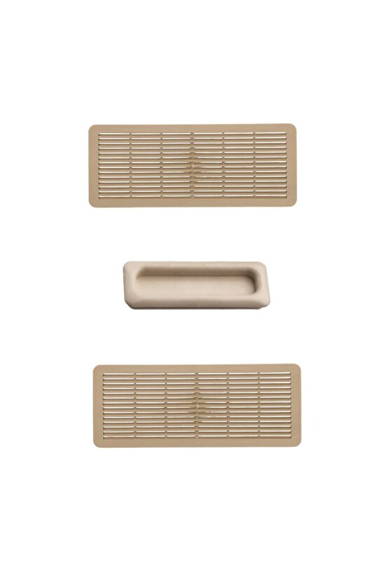 Mercedes E Sınıf (W210-W211) için Sunroof Güneşlik El Tutamağı ve Izgara Seti -Bej