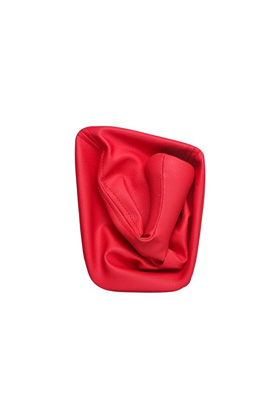 BMW 3 Serisi E46 için Vites Topuzu ve Körüğü - 5 Vites - Kırmızı - Logosuz