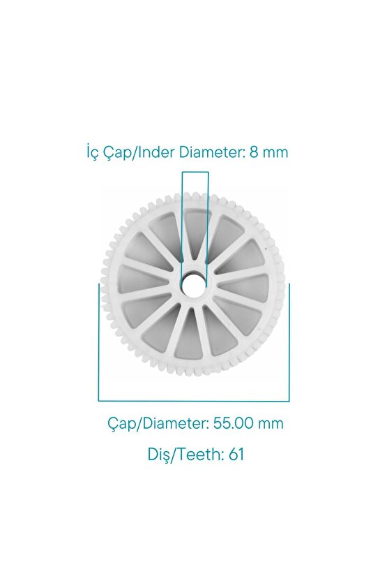 Jeep Cherokee için Cam Kriko Dişlisi