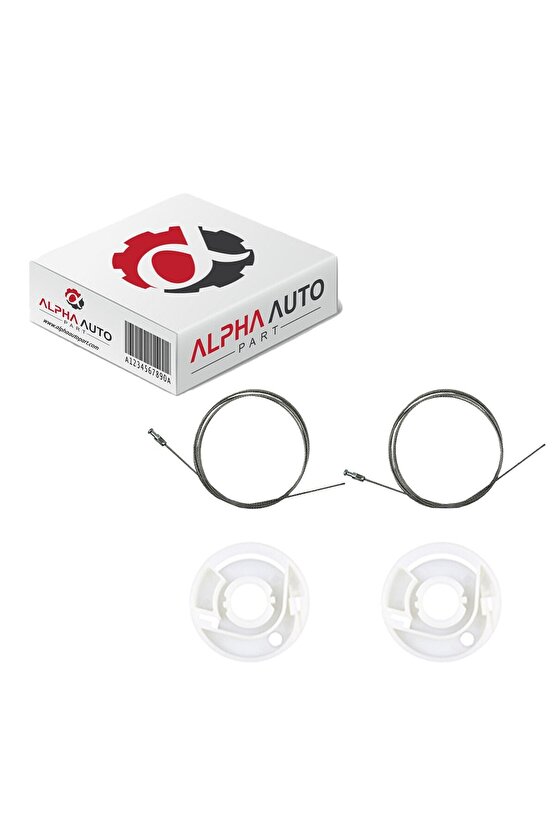 VW Transporter T5 için Sürgülü Kapı Tel ve Makara Tamir Seti