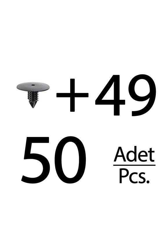 Renault ve Dacia için Davlumbaz Klips- 50li