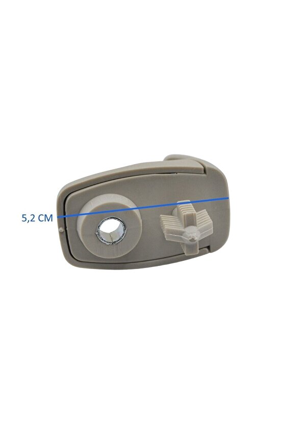 Fiat Ducato Citroen Jumper Peugeot Boxer Opel Movano için Güneşlik Ayağı- Gri