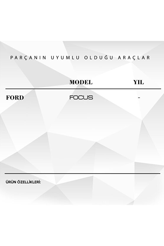 Focus Için Kapı Switch (su Geçirmez) 10lu