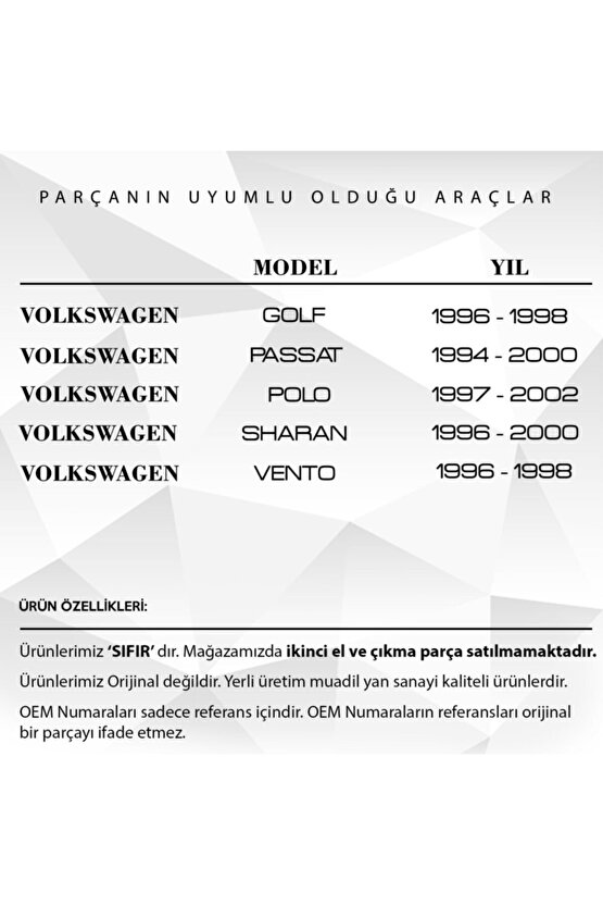 Vw Passat, Audi A4, Seat Ibiza Için Motor Muhafaza Kapak Tapası