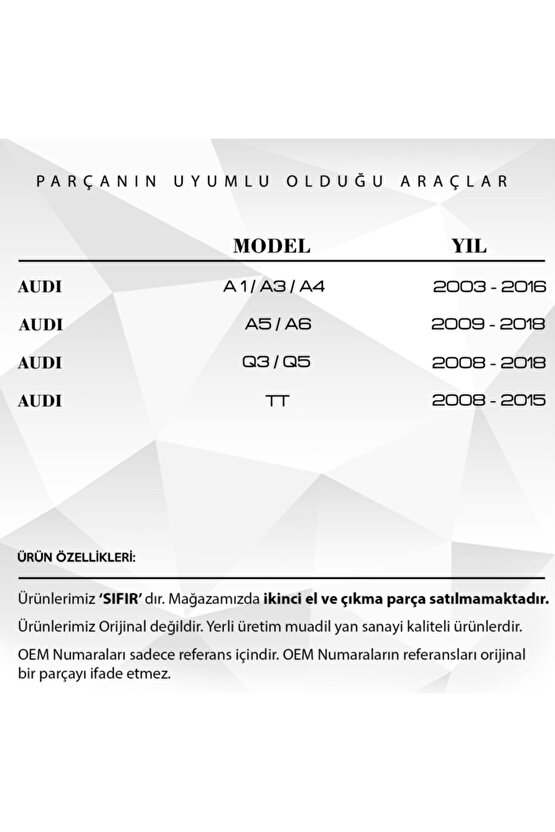 Vw Golf, Caddy, Audi A4, Q5 Için Yağ Soğutucu Contası