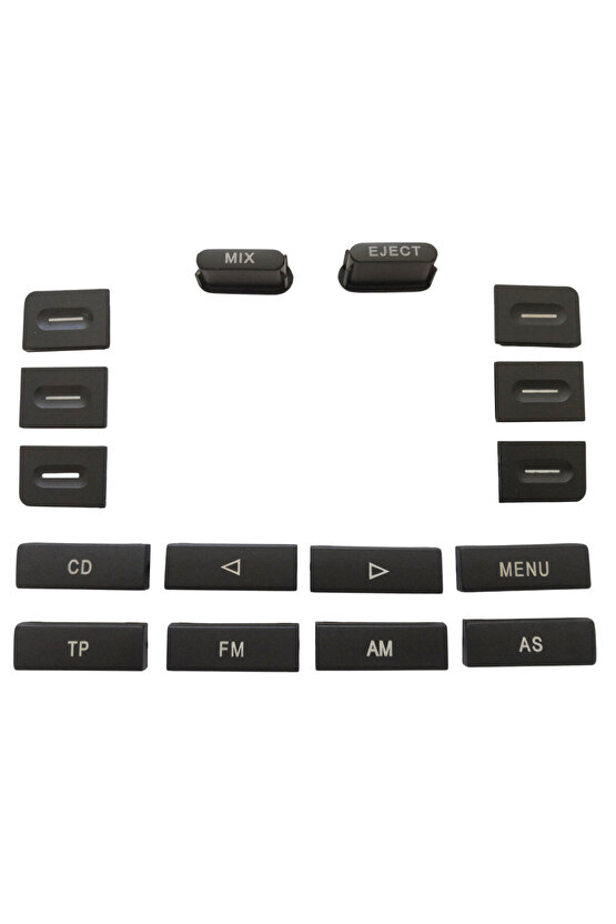 Volkswagen Için Radyo Cd 16 Parça Tuş Düğme Kapak Tamir Takımı Rcd 300