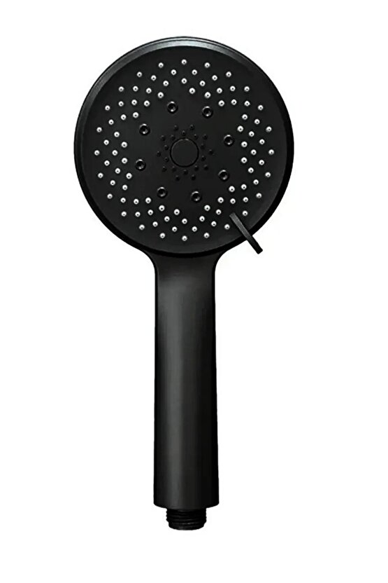 Siyah Duş Başlıklı 150 CM Hortumlu ve Yapışkanlı Mafsallı Duş Seti