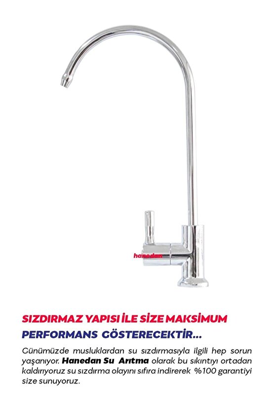 Su Arıtma Cihazları Için Ankastre Lüks Musluk Aç-kapa Model Arıtma Bataryası Arıtma Musluğu - 2 Yıl