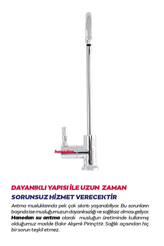 Su Arıtma Cihazları Için Ankastre Lüks Musluk Aç-kapa Model Arıtma Bataryası Arıtma Musluğu - 2 Yıl