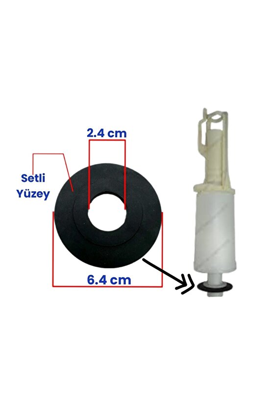Gömme Rezervuar İç Takım Boşaltma Grubu Contası
