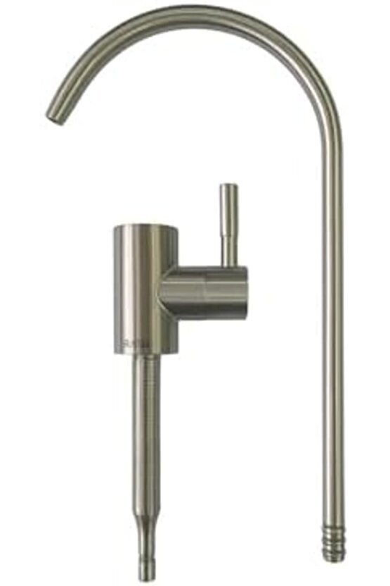 MRT Arıtma Musluğu, Inox, 24 cm, Boyun, Tek Kollu, Krom Kaplama, 360° Döner, Yüksek Kalite Lüx Su Ar