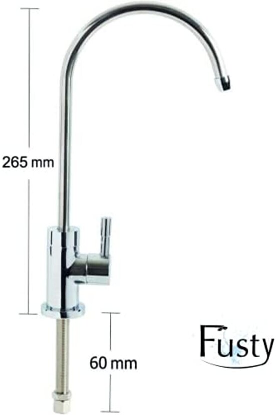 daliashops Krom Kaliteli Arıtma Musluğu - Tezgahüstü Su Arıtma Cihazı Musluğu Bataryası - 36