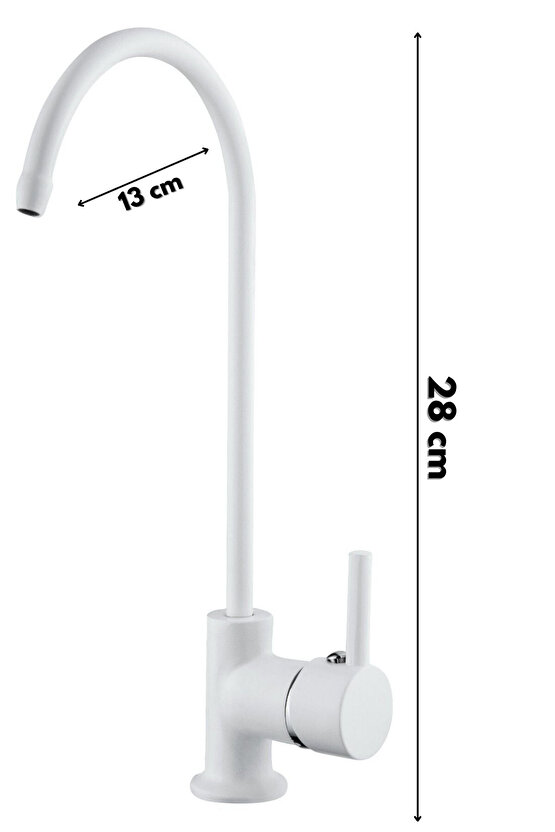 Lüx Su Arıtma Musluğu MAT BEYAZ