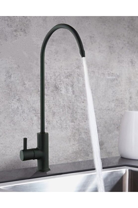 Home Siyah Arıtma Musluğu Çubuk Kol Tezgah Üstü