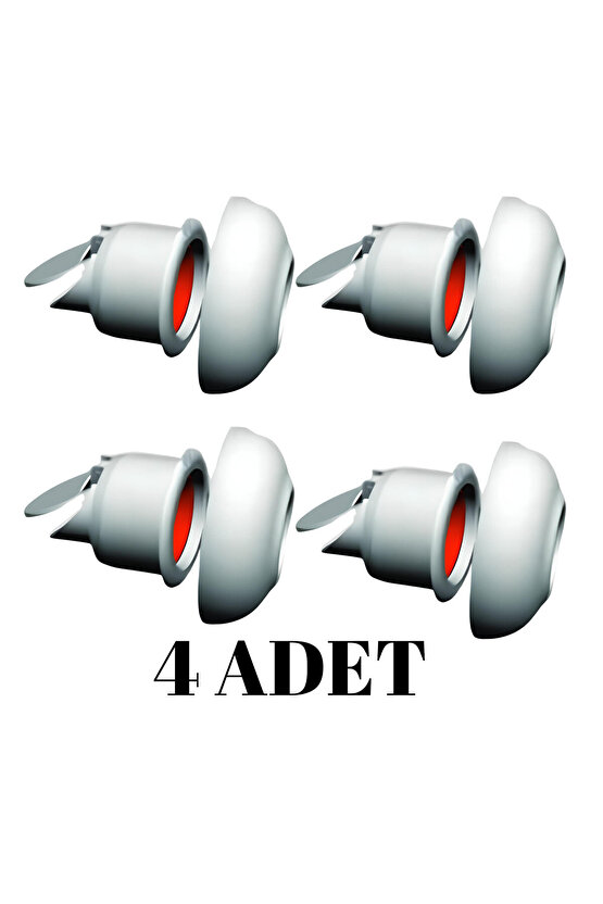 4 ADET Koku Yok! Çekvalfli Adaptör Conta Lavabo Gideri Koku Önleyici Gider Adaptör