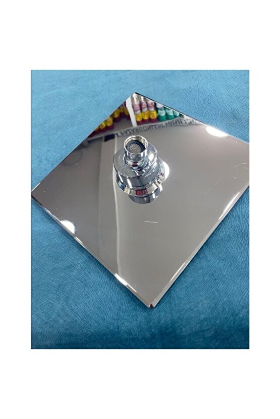 Robot Duş Tepe Başlığı Takım Siyah Kare Büyük Duş