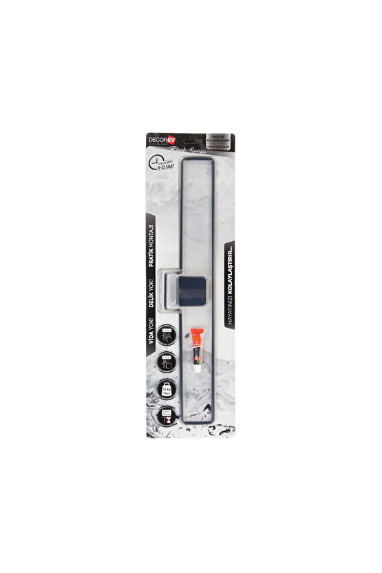 V Havluluk Siyah Uzun Dc-5061 0614 30 Cm