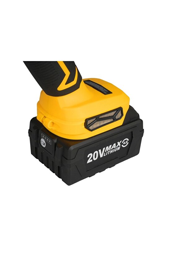 Akülü Avuç Taşlama Kömürsüz 115mm 8.500rpm 2x4 Ah Akü S-lıon Rts5050