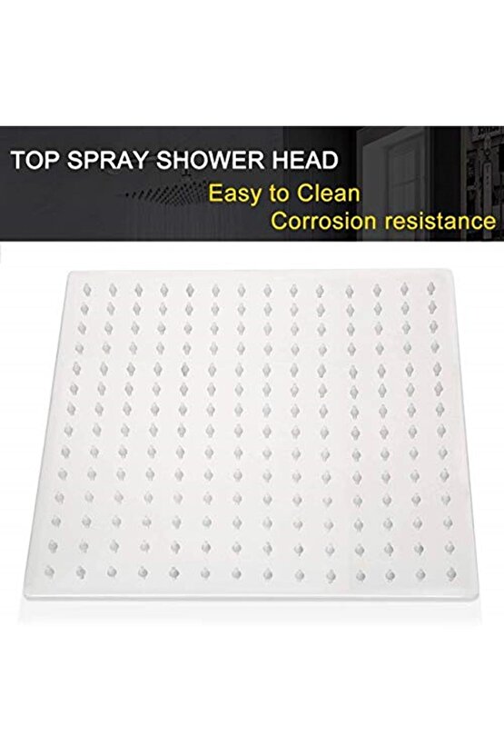 Duş Başlığı Yağmur Duşu Duş Başlığı Banyo Amatur, Duş, Lüks Duş Başlığı 12 Inç Yağmur Du