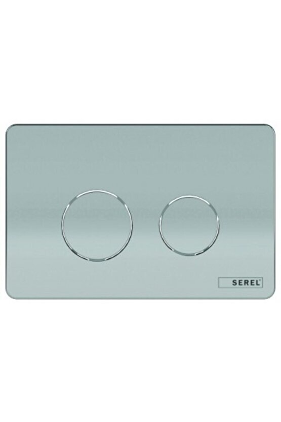 Serel Gömme Rezervuar Kumanda Paneli P570120 Parlak Krom Panel (metal Kaplama)