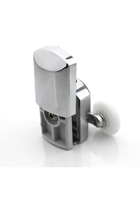 Kırılmaz Duşakabin Tekeri Krom Çift Teker Duşakabin Rulmanı Eksiksiz Tam Set 22 mm