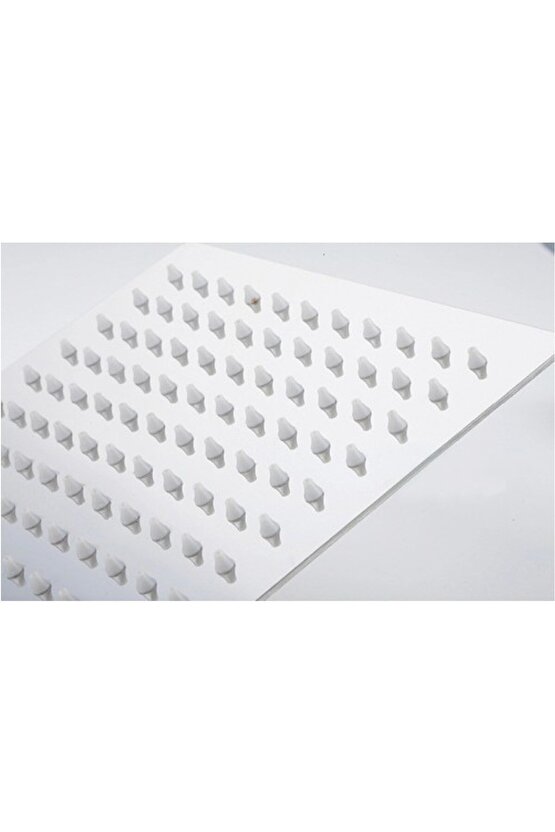 20x20 Cm Paslanmaz Kare Ultra Ince Tepe Duş Başlığı Inox