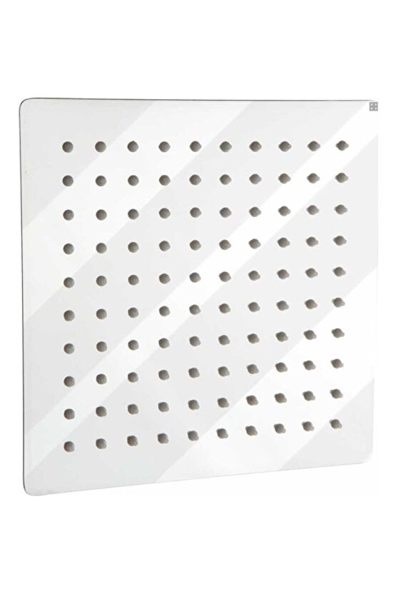 20x20 Cm Paslanmaz Kare Ultra Ince Tepe Duş Başlığı Inox