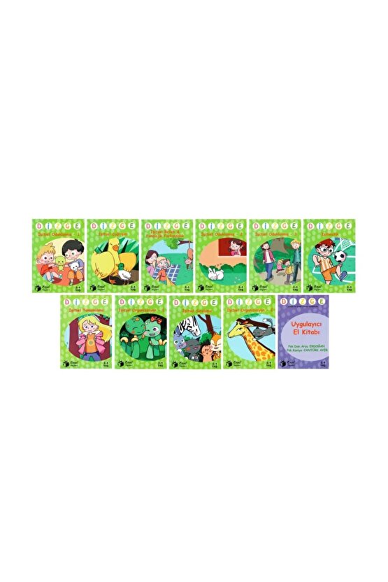 Dizge 3-4 Yaş Seti - Ahşap Örnek Çözüm Paneli Hediyeli