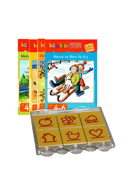 Bambinoyup 4-6 Yaş Mevsimler Konulu Dikkat Geliştirme Seti