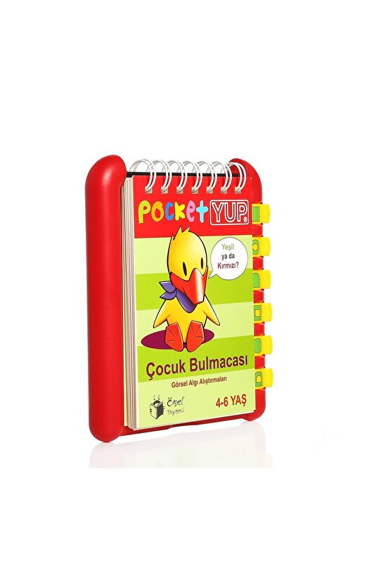 Akıllı Düğmeler - Pocketyup - 4-6 Yaş Çocuk Bulmacası Kitabı Kontrol Kutusu