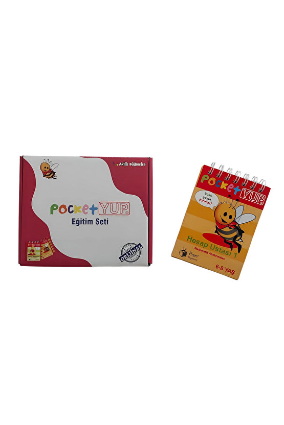 Akıllı Düğmeler - Pocketyup - 6-8 Yaş Hesap Ustası Kitabı Kontrol Kutusu