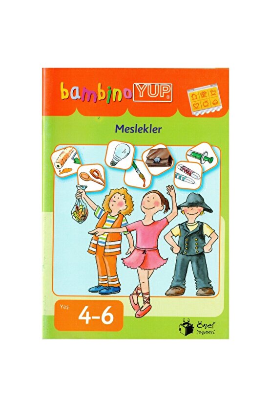 BambinoYUP 4-6 Meslekleri ve Taşıtları Öğreniyorum Kitapları (Kontrol Kutusu Dahil Değildir)