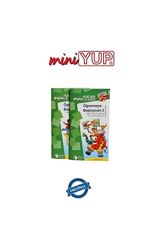 miniYUP 4-6 Yaş Öğrenmeyi Öğreniyorum Seti Kitapları (Kontrol Kutusu Dahil Değildir)