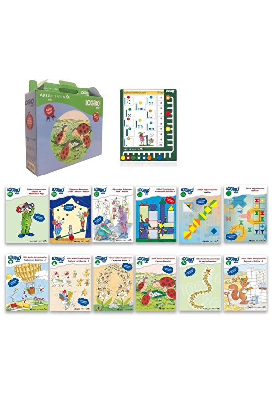 Akıllı Düğmeler - 6-9 Yaş Dikkat Ve Matematik Eğitim Seti