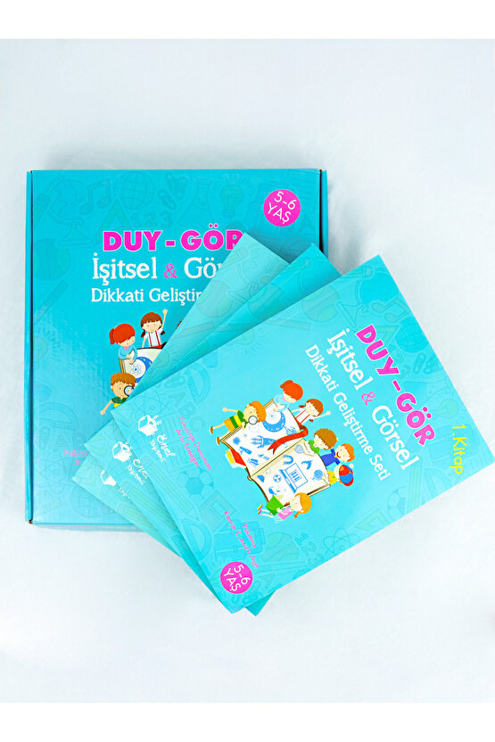 Duy-gör Işitsel-görsel Dikkat 5-6 Yaş Çocuk Eğitim Aktivite Etkinlik Seti 360 Sayfa-174 Etkinlik