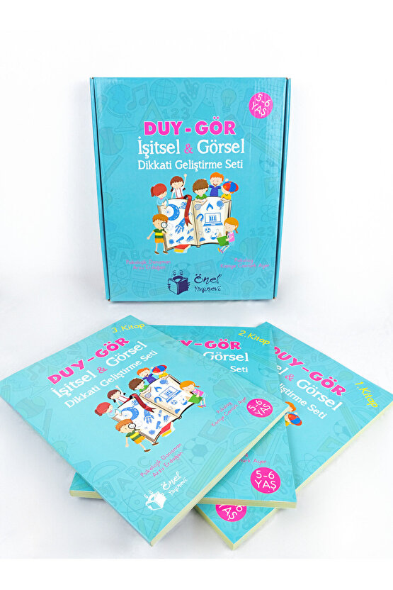 Duy-gör Işitsel-görsel Dikkat 5-6 Yaş Çocuk Eğitim Aktivite Etkinlik Seti 360 Sayfa-174 Etkinlik