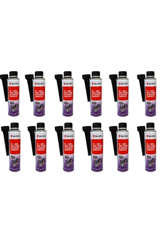 Dizel Yakıt Katkısı Ve Enjektör Temizleyici 300 ml (12 ADET)